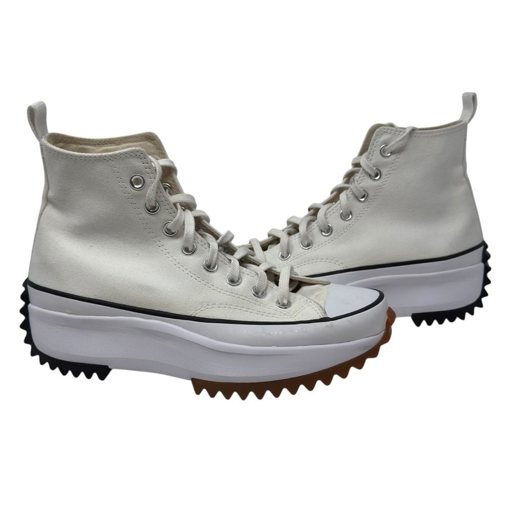Converse Run Star Hike High White Black Gum Women’s Size 9.5